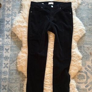 Loft Modern Skinny Velvet/Velour Pants 28
